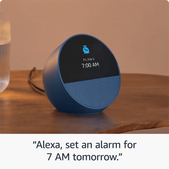 All-new Amazon Echo Spot Alexa Ocean Blue