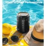 Portable IPX5 Waterproof Speaker with Lights