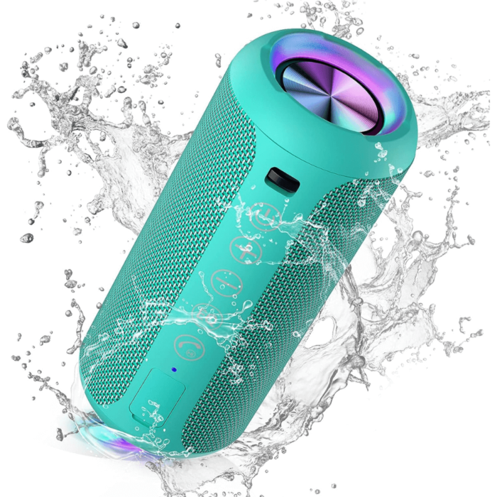 Portable Speakers IPX7 Waterproof Wireless Speaker with 24W Loud Stereo Sound - Ortizan